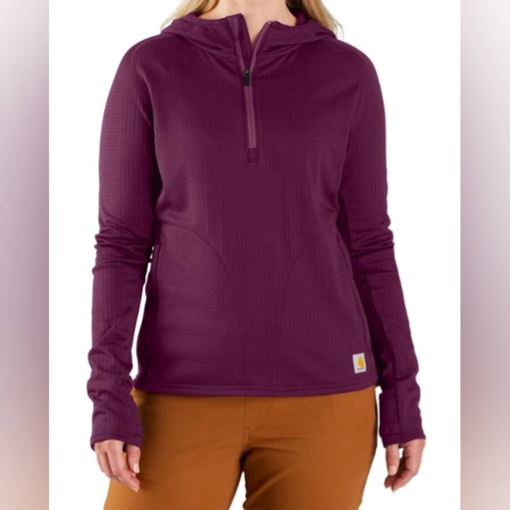Carhartt Force Relaxed Fit Half-Zip Hooded Pullover Size M New MSRP $59.99